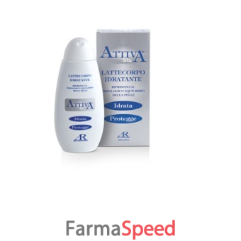 attiva blu latte corpo idratante 250 ml