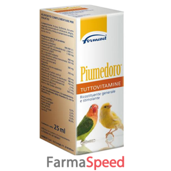 piumedoro tuttovitamine 25 ml flacone