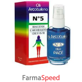 olio arcobaleno 5 colore blu 50ml