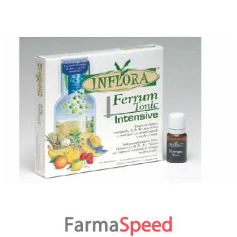 inflora ferrum tonic 10 ampolle bevibili 10 ml