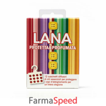 lana protetta e profumata 12 pezzi
