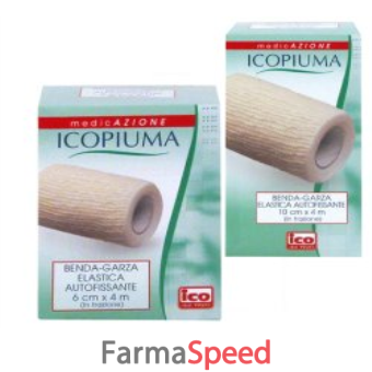 icopiuma benda garza elastica autofissante cm6x4mt 1 pezzo