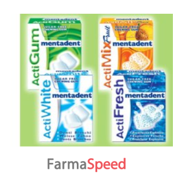 mentadent white chewing gum 25 g