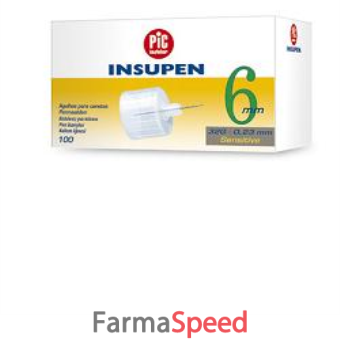 ago per penna da insulina pic insupen gauge 33 4 mm 100 pezzi
