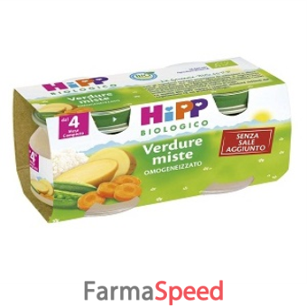 hipp biologico omogeneizzato verdure miste 80 g 2 pezzi