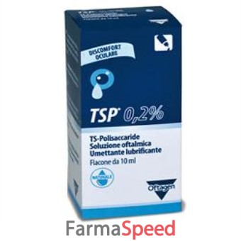 soluzione oftalmica tsp 0,2% ts polisaccaride flacone 10 ml