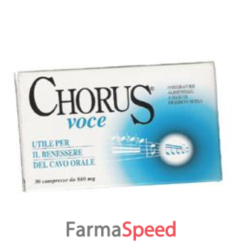 chorus voce 30 compresse