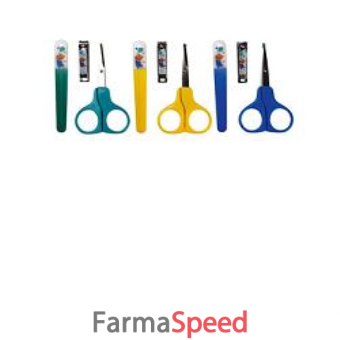 nuby set manicure forbicina limetta e tagliaunghie