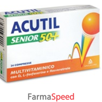 acutil multivitaminico senior 50+24 compresse