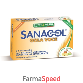 sanagol gola voce miele limone 24 caramelle