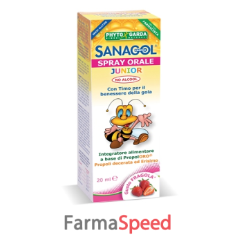 sanagol spray junior propoli fragola 20 ml