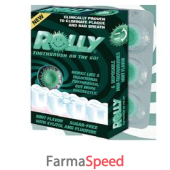 spazzolino senz'acqua rolly brush 6 pezzi