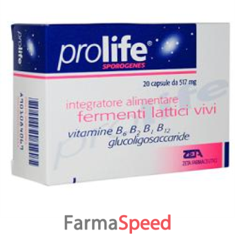 prolife sporogenes 20cps