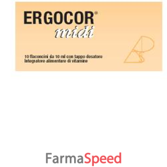 ergocor midi 10 flaconcini