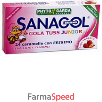 sanagol gola tuss junior fragola 24 caramelle