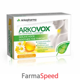 arkovox miele e limone 24 caramelle