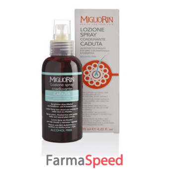 migliorin hair lozione spray caduta senza alcool 125 ml
