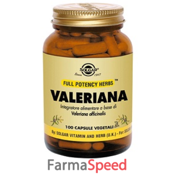 valeriana 100 capsule vegetali