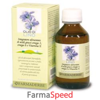 olio alimentare semi lino 100 ml