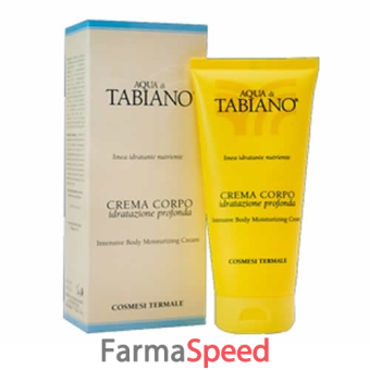 aqua tabiano crema corpo idratazione profonda 200ml