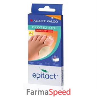 protezione per alluce valgo epitact in silicone con epithelium activ 2 pezzi