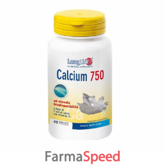 longlife calcium 750 mg 60 tavolette