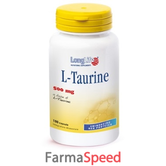 longlife ltaurine 500 mg 100 capsule
