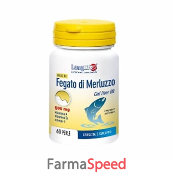 longlife olio fegato merluzzo 500 mg 60 perle