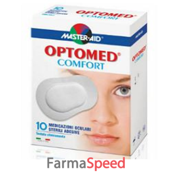 garza oculare medicata master-aid optomed comfort 10 pezzi