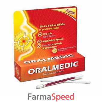 oralmedic liquido trattamento afte 2 applicatori
