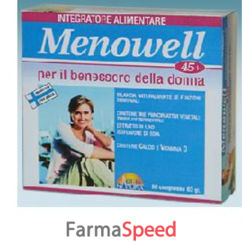 menowell 45+ 60 compresse