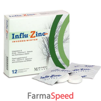 influ zinc inverno 12 compresse effervescenti