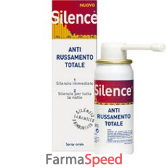 silence spray antirussamento flacone 50ml