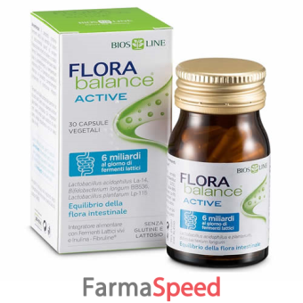 biosline flora balance active 30 capsule vegetali