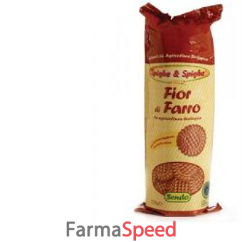 spighe & spighe biscotti fior di farro senza uova senza latte senza lievito di birra 250 g