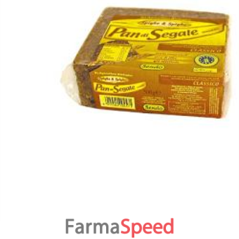 spighe & spighe pane integrale di segale classico 500 g