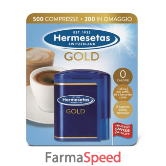 hermesetas gold 500+200 compresse 35 g