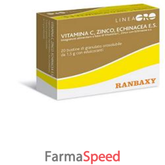 oro ranbaxy vitamina c zinco echinacea 20 bustine x 1,5 g