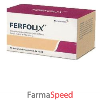ferfolix 10 flaconcini monodose 10 ml
