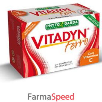 vitadyn ferro + vitamina c 20 compresse effervescenti