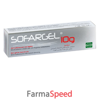 sofargel gel con sulfadiazina argentica 10 g