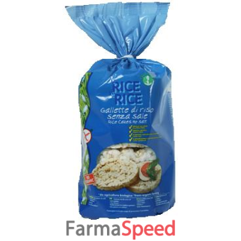 rice&rice gallette di riso senza sale e senza lievito 100 g