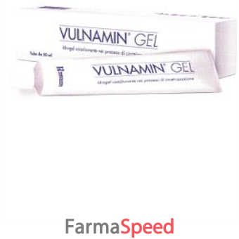 vulnamin medicazione interattiva in gel a base di aminoacidicostitutivi del collagene e sodio jaluronato tubo 50 g