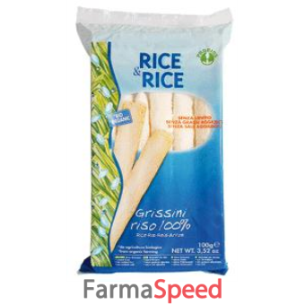 rice&rice grissini di riso 100% 100 g senza lievito