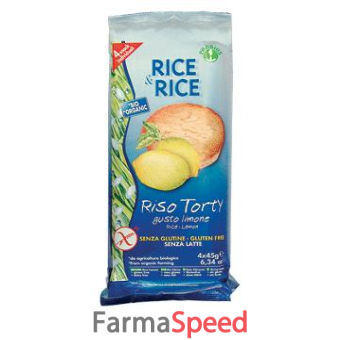 rice&rice riso torty al limone 4 x 45 g
