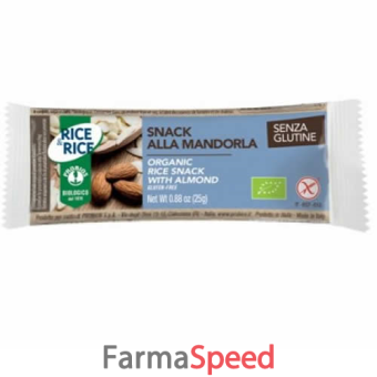 rice & rice snack di riso alla mandorla 25 g senza glutine