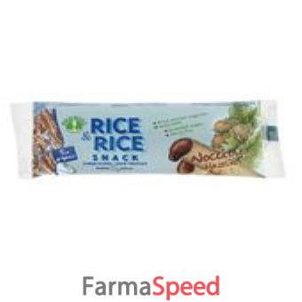 rice&rice snack di riso alla nocciola 25 g senza lievito