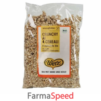 werz crunchy ai 4 cereali 250 g senza lievito