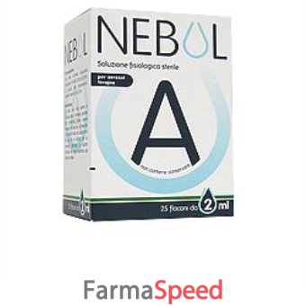 nebul soluzione fisiologica 25 flaconcini monodose 2 ml