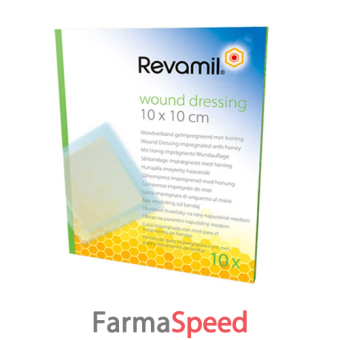 revamil garze imbevute di miele 10x10 cm 10 pezzi